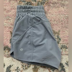 Track That High-Rise Lined Short 3” Rhino Gray